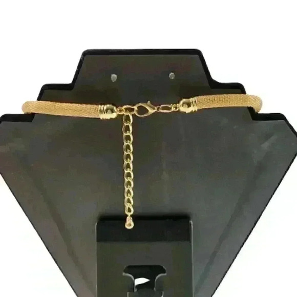 Handmade adjustable necklace and earring set in art wire Multicolor - Picture 6 of 12